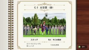 ダビスタSwitch　奇跡の天皇賞春！