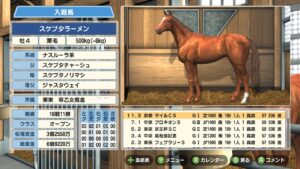 ダビスタswitch攻略!スプリングスイーツ産駒で凝った見事な配合!#1