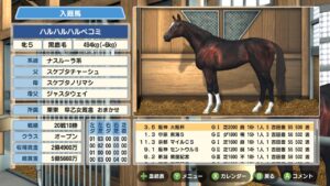 ダビスタswitch攻略！スプリングスイーツ産駒で凝った見事な配合！#２